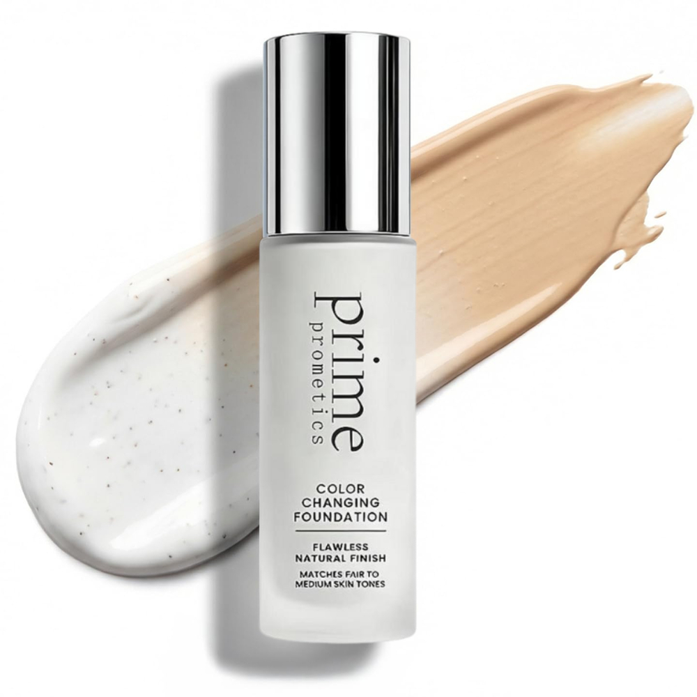 Beauty Natural Makeup - 프라임 프로메틱스 컬러 체인징 파운데이션, 즉각적으로