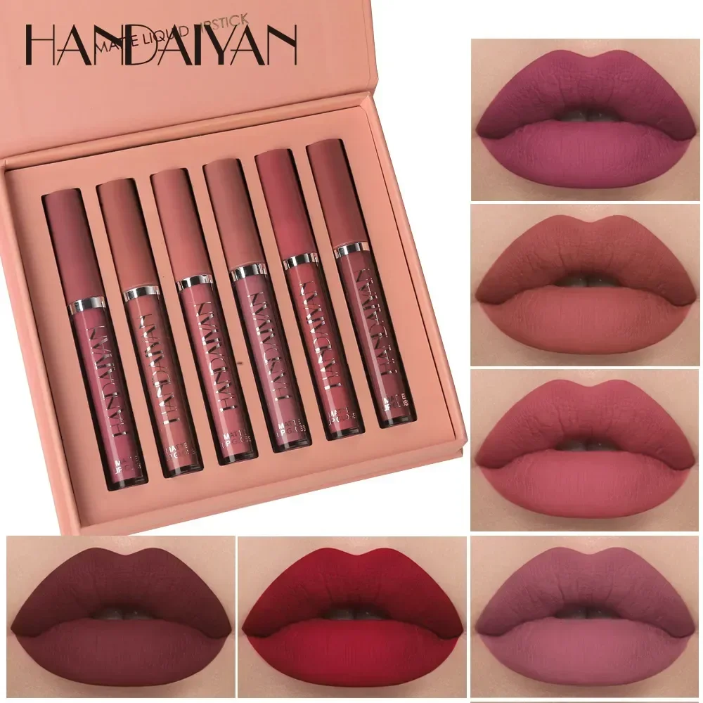 Beauty Huda Makeup - HANDAIYAN 6 PCS 립스틱 세트 여성용