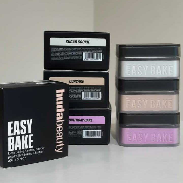 새로운 컬러 블로킹 후다 이지 베이크 무향 루스 베이킹 - Beauty Huda Makeup 리뷰 및 가격