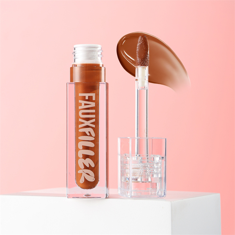 브랜드 뷰티, 인조 필러, 광택 나는, 끈적임 없는 립 - Beauty Huda Makeup 리뷰 및 가격
