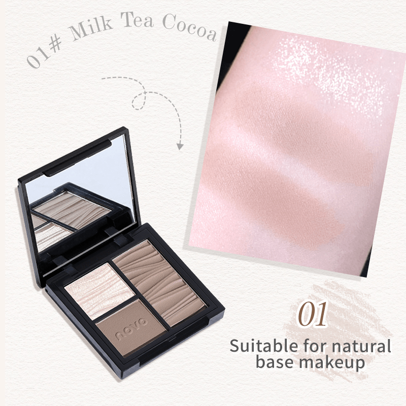 NOVO 3색 메이크업 디스크 매트 글리터 하이 글로스 - Beauty Makeup Novo 리뷰 및 가격