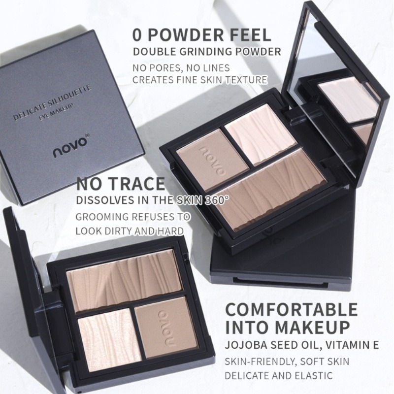 NOVO 3색 메이크업 디스크 매트 글리터 하이 글로스 - Beauty Makeup Novo 리뷰 및 가격