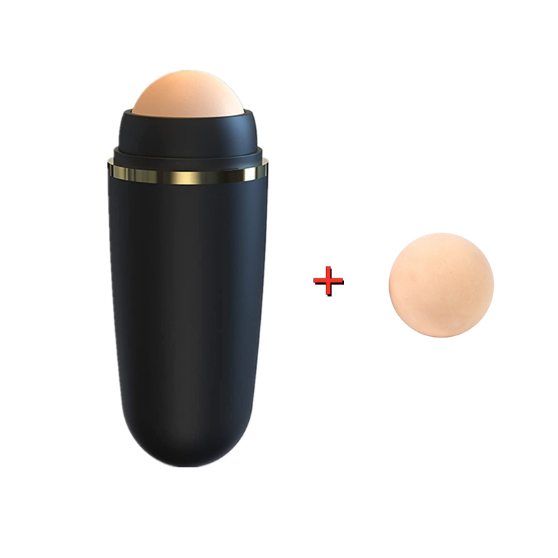 2 in1 오일 흡수 롤러 천연 화산석 페이스 마사지  - Beauty Natural Makeup 리뷰 및 가격