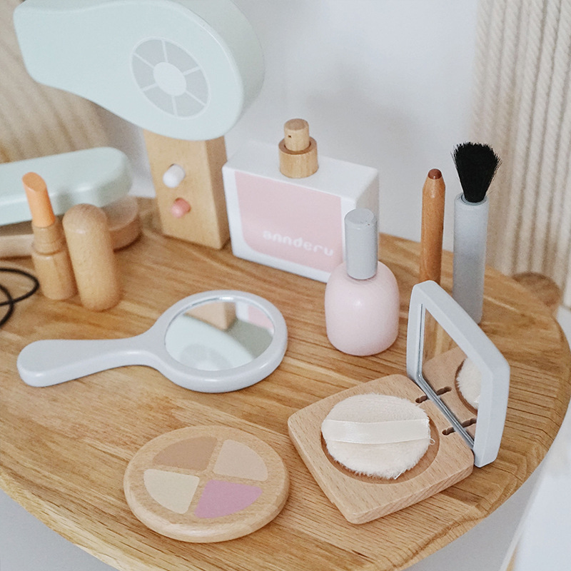 새로운 어린이 나무 시뮬레이션 메이크업 장난감 세트 몬 - Beauty Makeup Kids 리뷰 및 가격