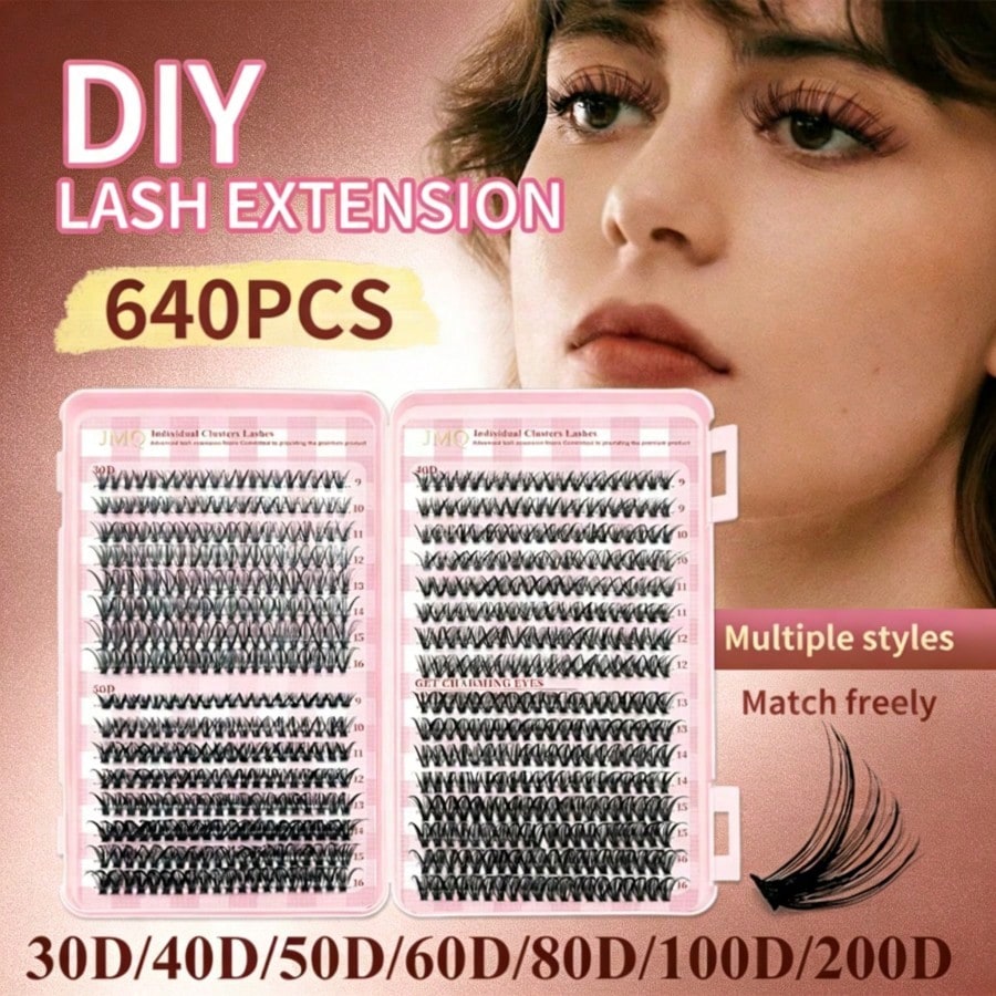 뾰족한 세그먼트형 DIY 클러스터 속눈썹 연장, 60줄 - Beauty Natural Makeup 리뷰 및 가격