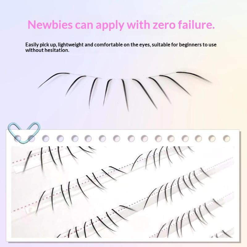 1세트 셀프 접착식 아래 속눈썹 클러스터 무접착제 내추 - Beauty Natural Makeup 리뷰 및 가격